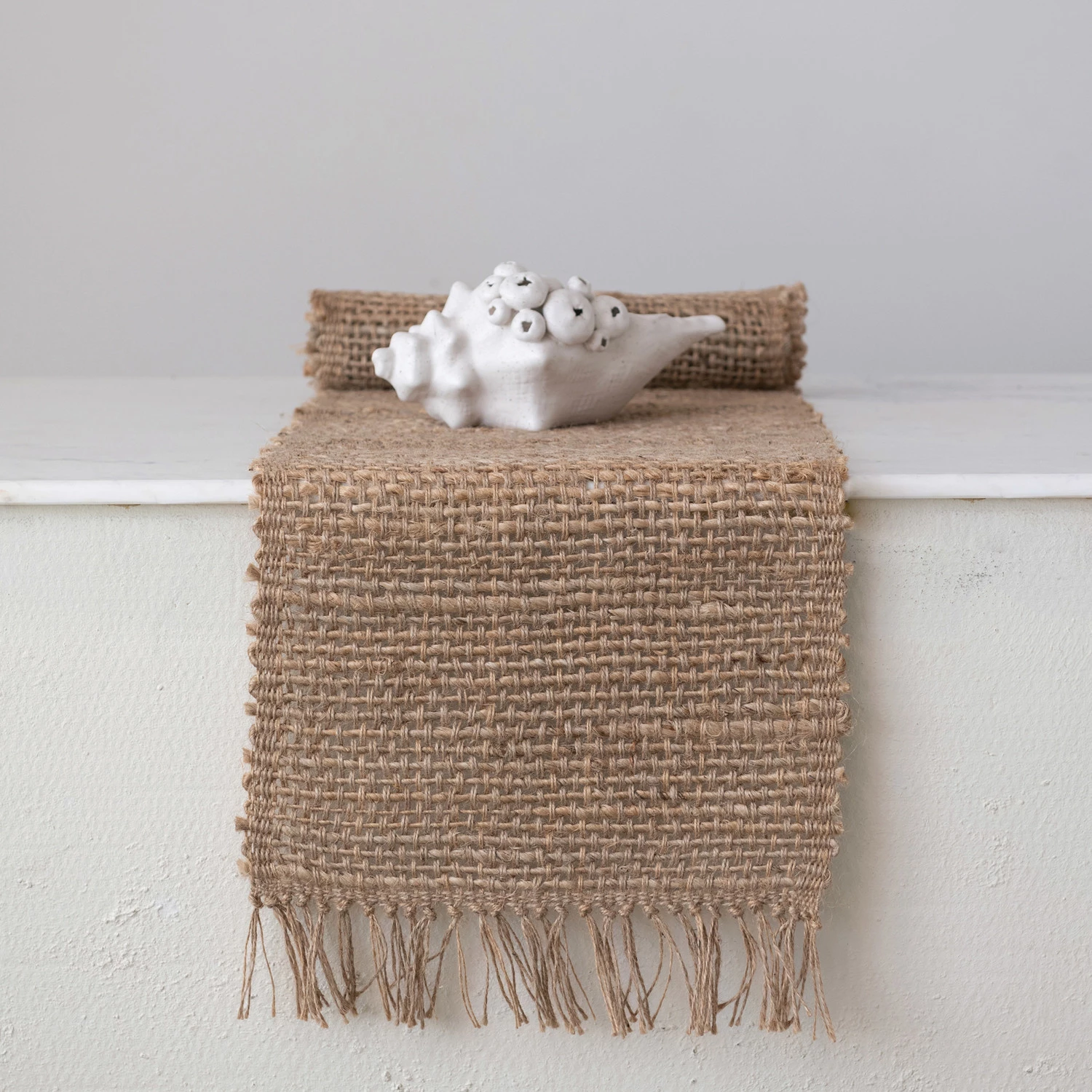 Image of Ansel Hand-Woven Jute Table Runner