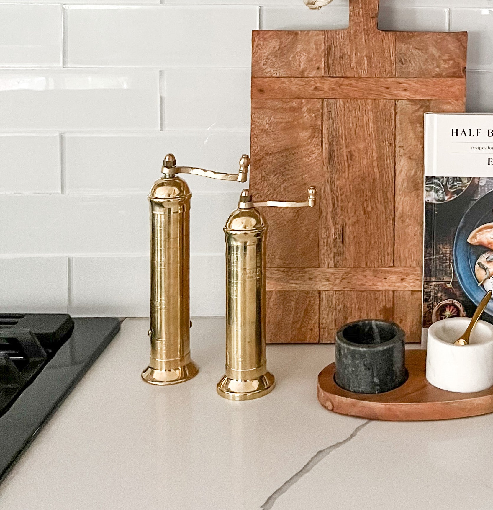 Brass Salt and Pepper Mills