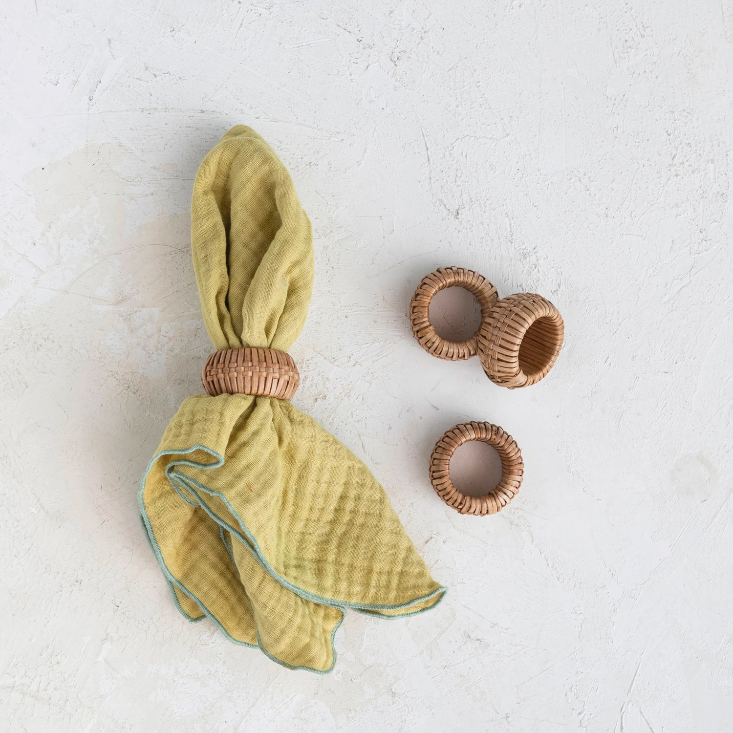 Image of Casia Woven Napkin Rings