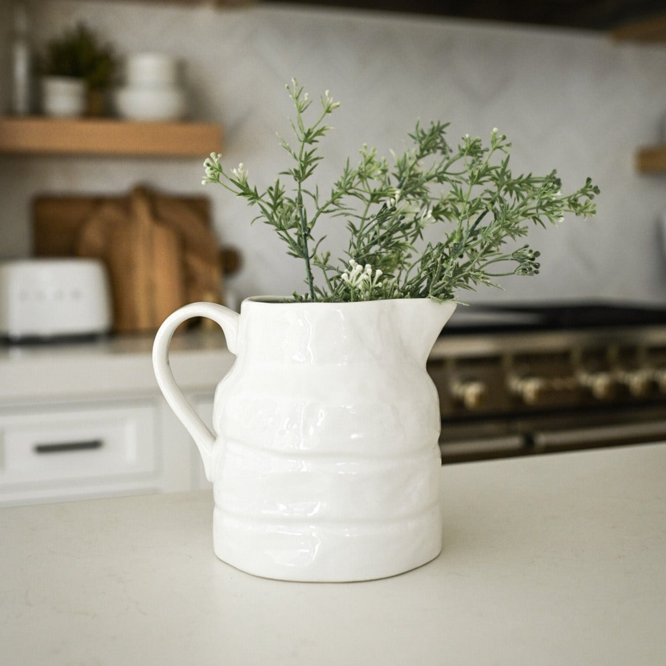 Image of Farmhouse Stoneware Pitcher