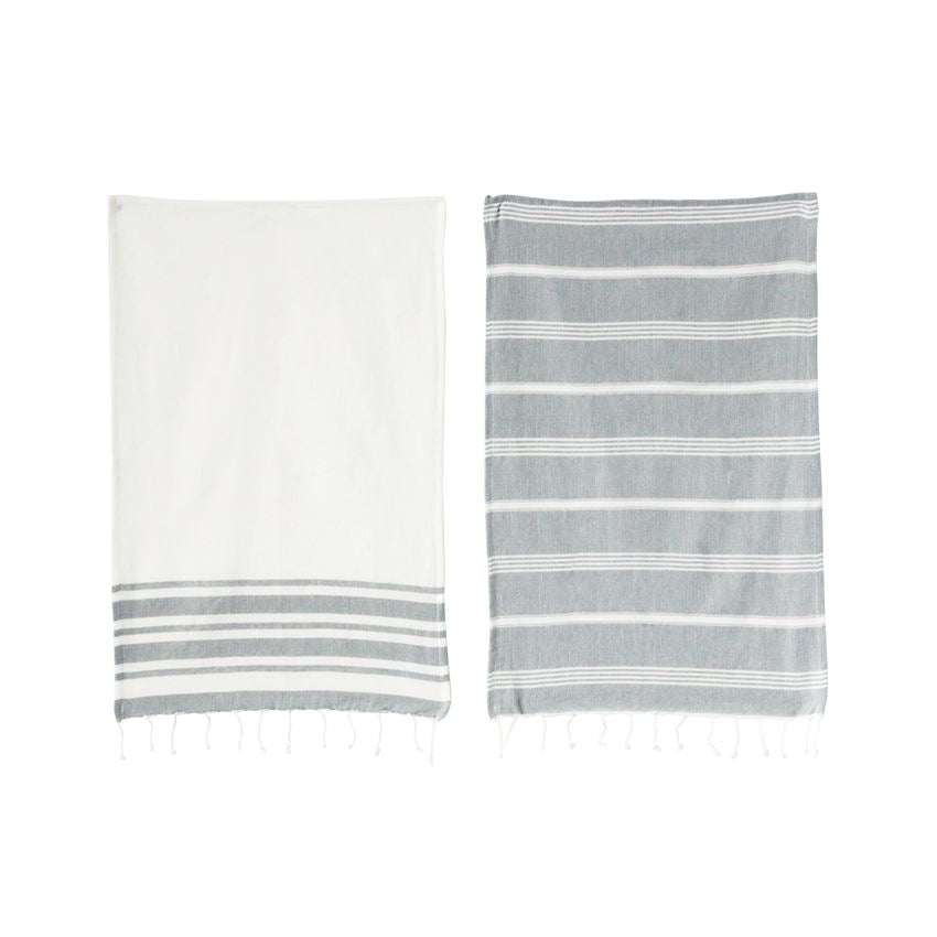 Image of Aida Striped Tea Towels