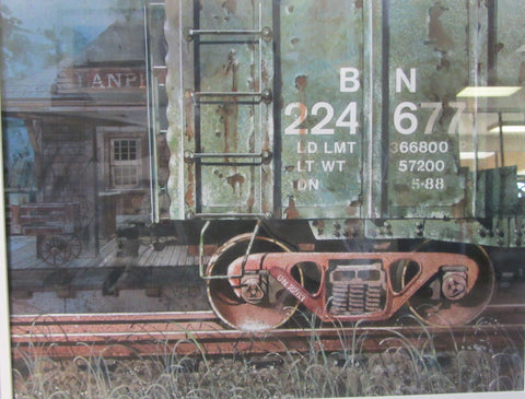 Load Limit, watercolour by Douglas Charles