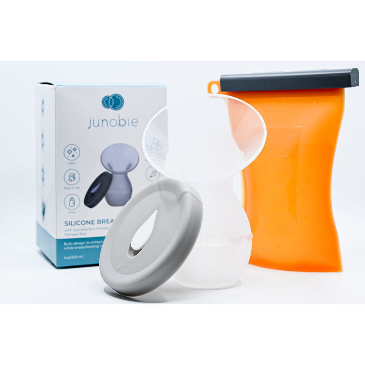 Junobie Milk and Snack Bag  w/Silicone Milk Collector