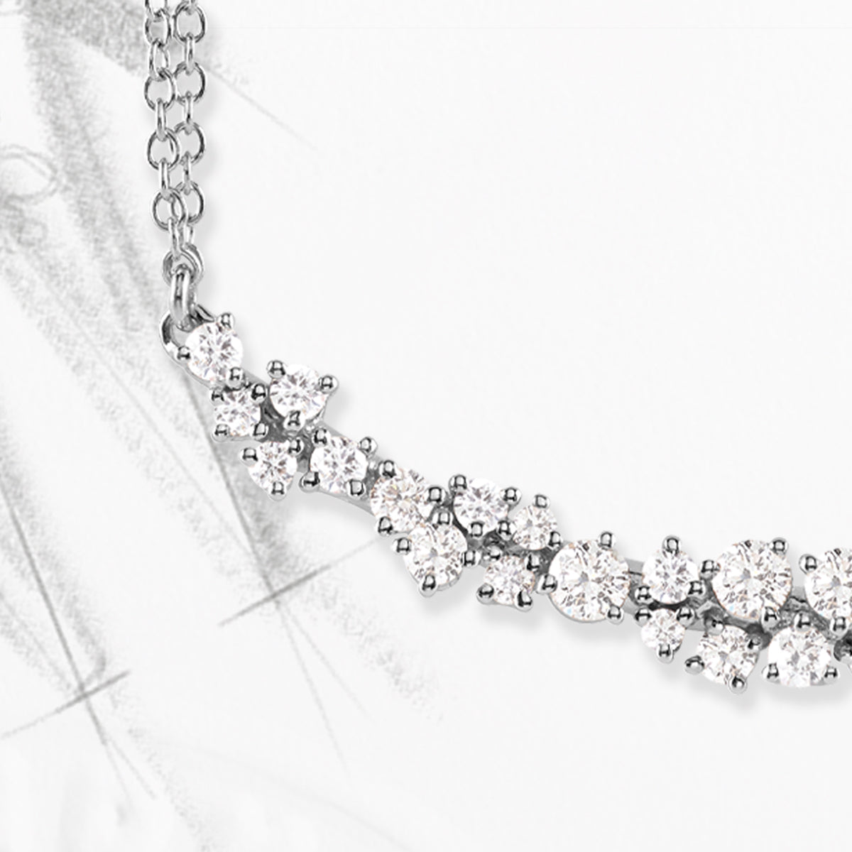 Damiani Minou White Gold, Aquamarine and Diamond Necklace