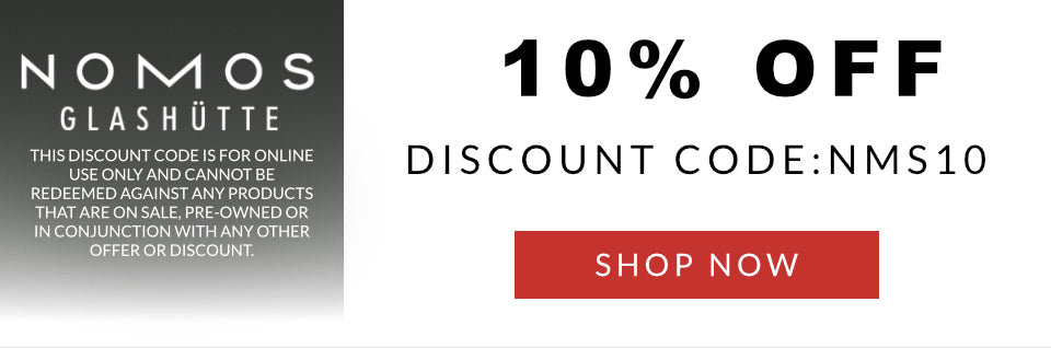 Nomos Discount Code