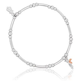 Clogau Affinity Sterling Silver Fairy Beaded Bracelet