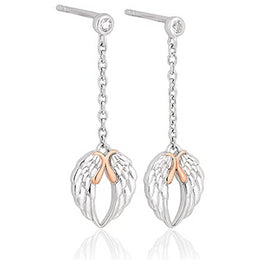 Clogau Seraphina Sterling Silver Drop Earrings