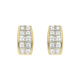 Picchiotti 18ct Yellow Gold 5.02ct Diamond Hoop Earrings