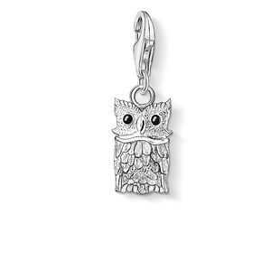 Thomas Sabo Charm Club Sterling Silver Enamel Owl Charm 