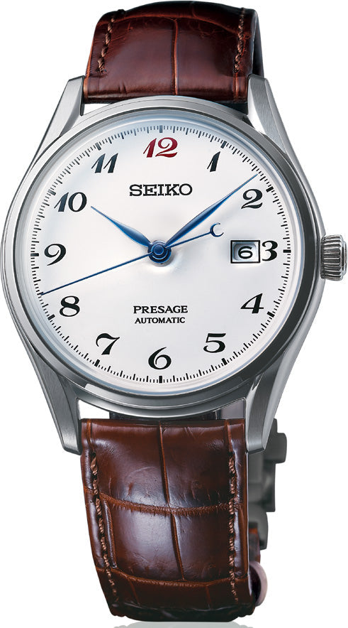 Seiko Presage Watch Enamel Dial Mens SJE075J1 | C W Sellors Luxury Watches