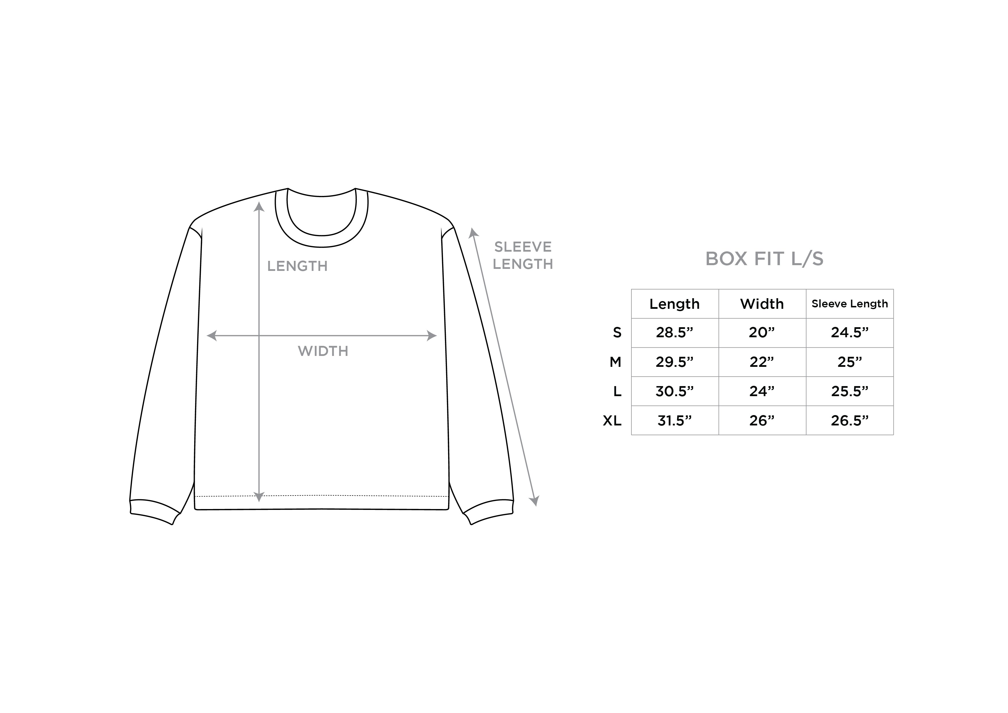 Size Chart – Don't Blame The Kids Apparel