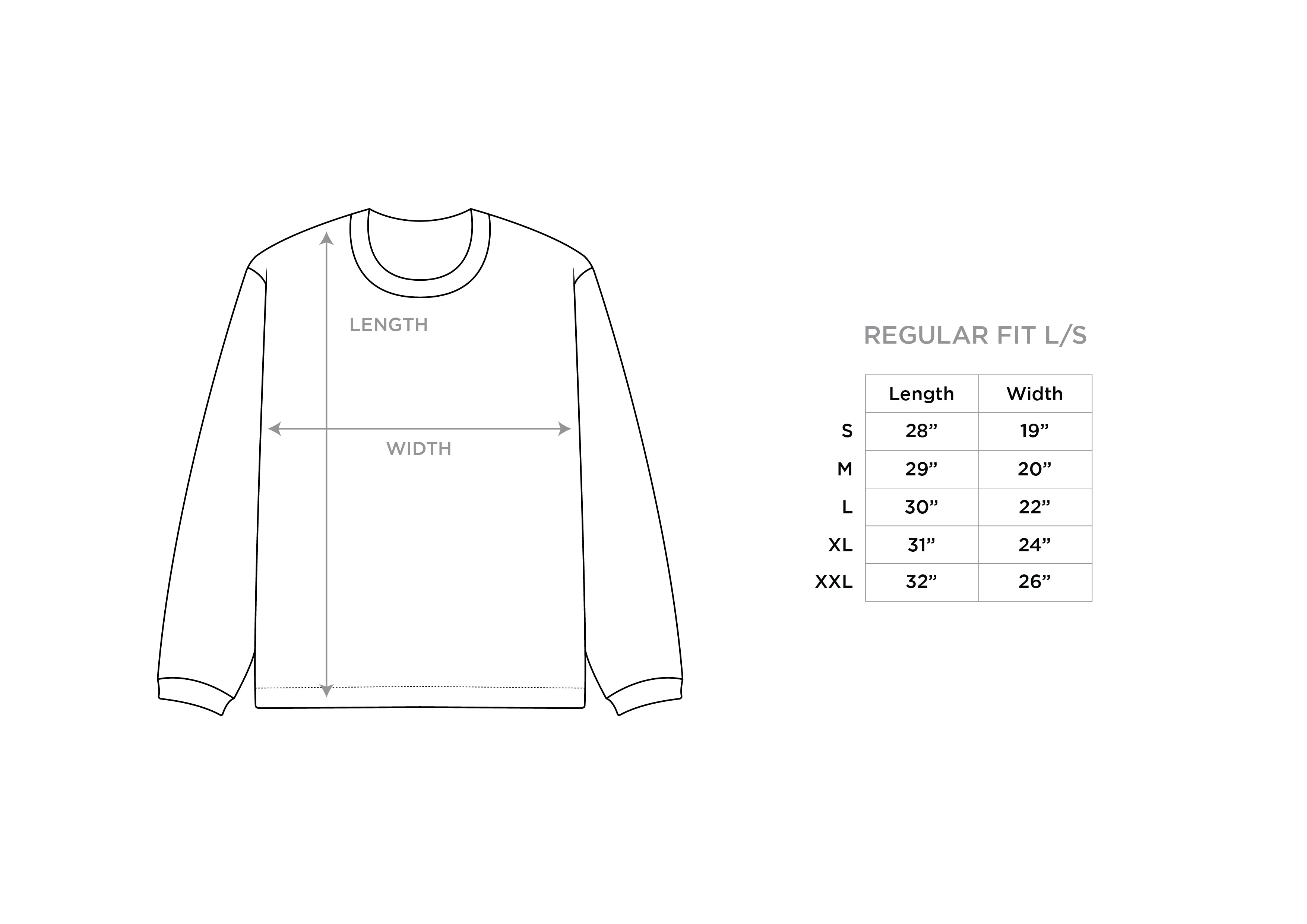 Size Chart – Don't Blame The Kids Apparel