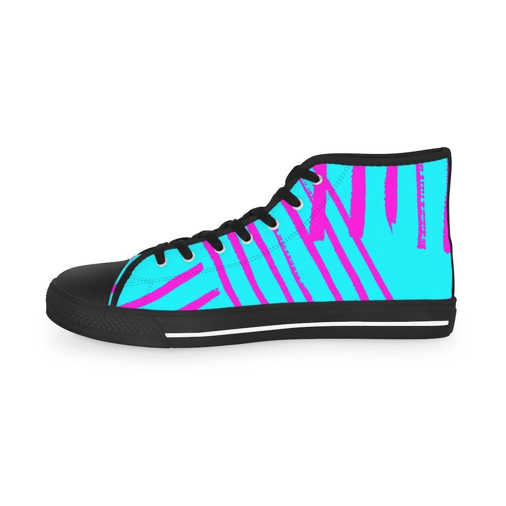 Limited Edition High-top Sneakers (Men’s Shoe Sizes 5-14) - Galaxy Hatch - Solitary Isle