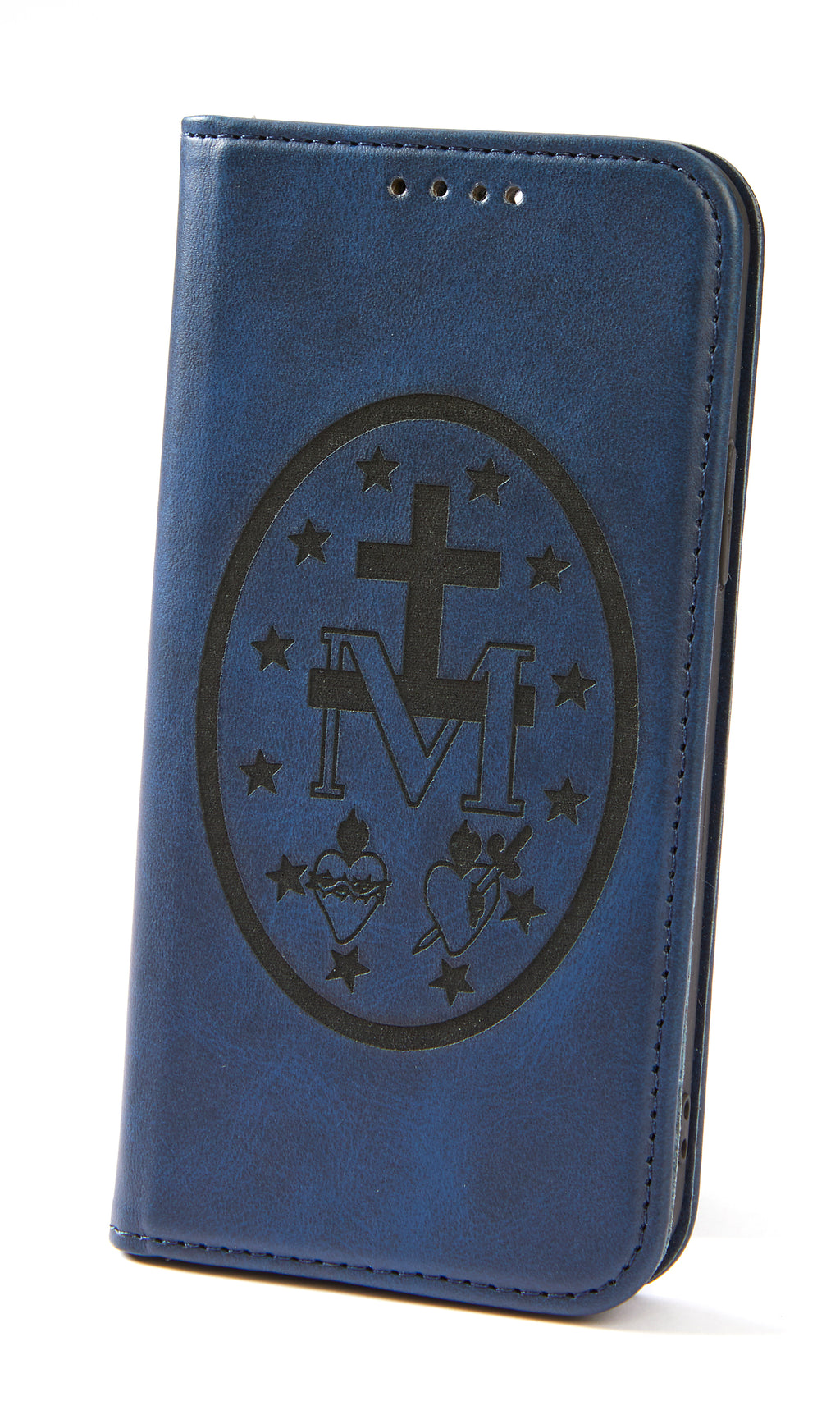 Miraculous Medal Red Leather Wallet Case for iPhone XR –