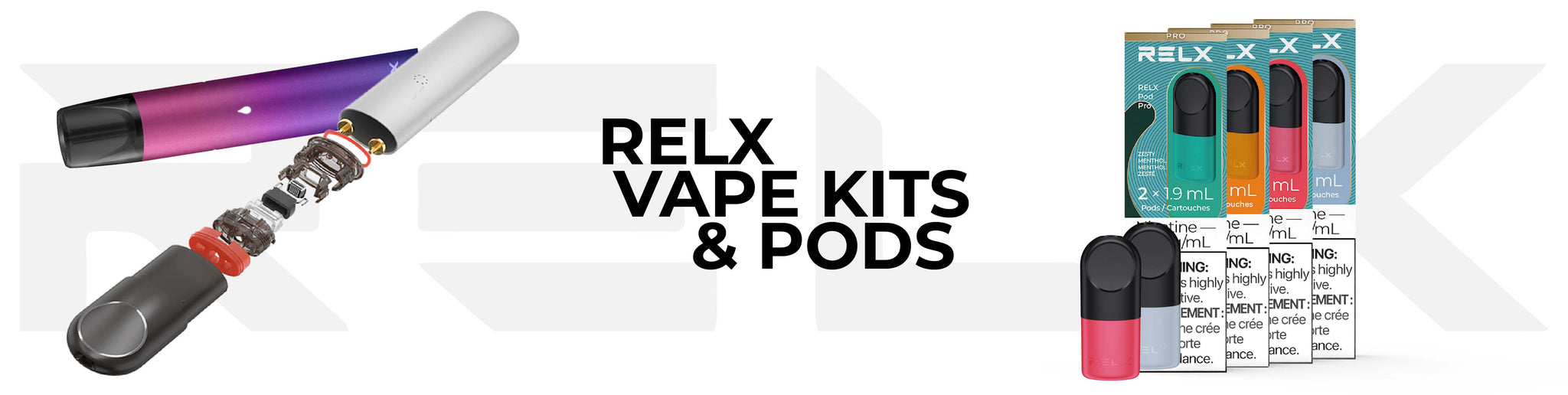 RELX Vape Pods and Kits