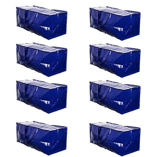 TICONN 6 Pack Extra Large Moving Bags with Zippers & Carrying Handles,  Heavy-Duty Storage Tote for Space Saving Moving Storage