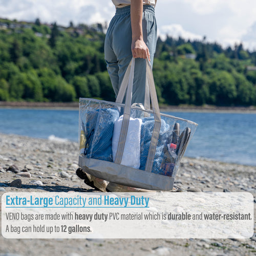 Clear Beach Tote- Texas