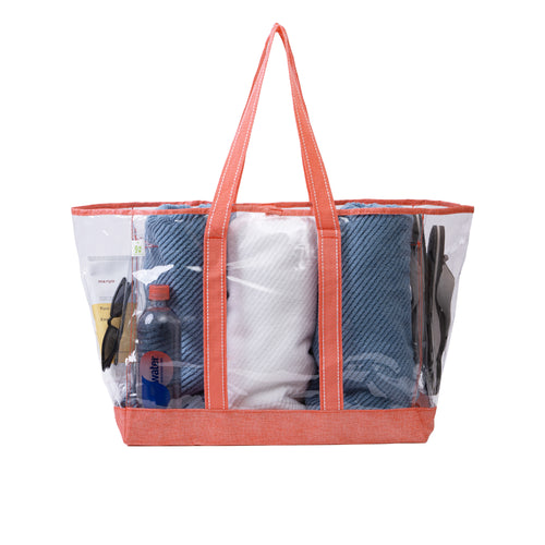 PVC Waterproof Beach Bag Transparent Handbag