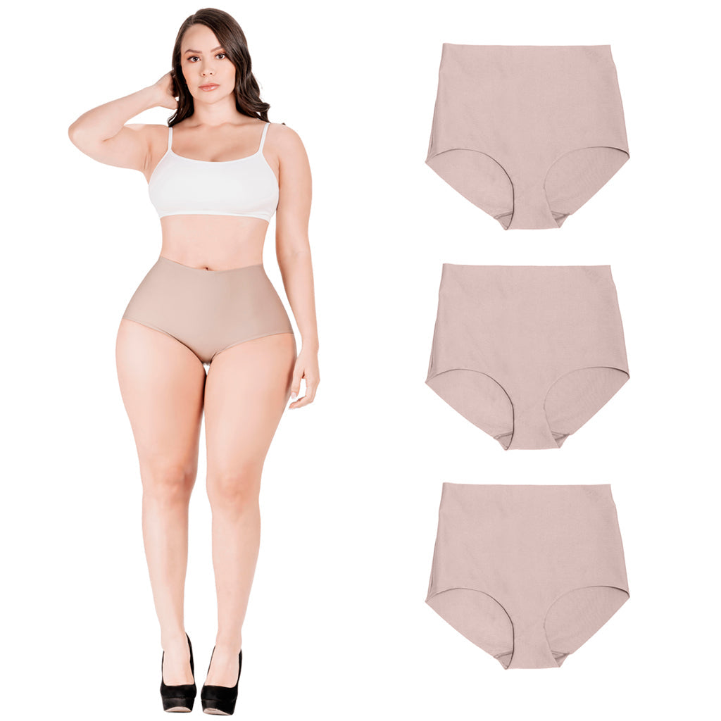 Sonryse SP620NC 2PACK Tummy Control Panties Shapewear Mid Rise