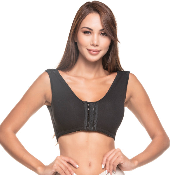 Buy Sonryse 065BF Women Front Closure Post Surgical Bra | Faja Brasier  Colombiano Beige at