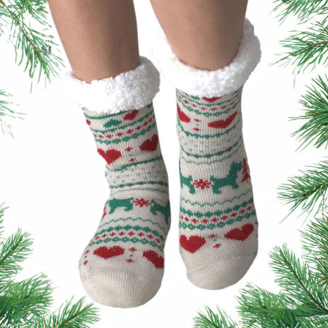 Holiday Theme Slipper Sock