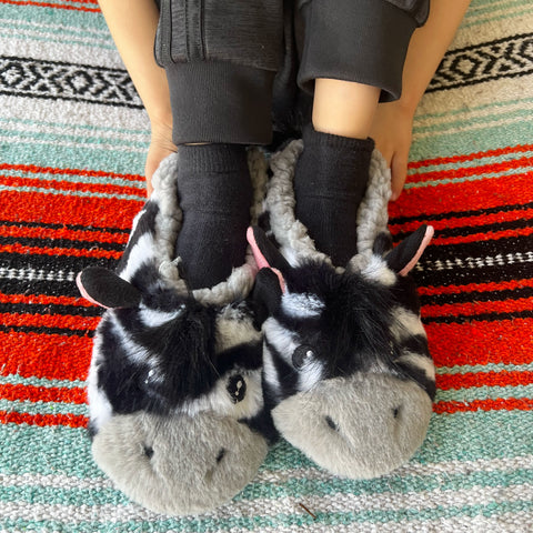 Zebra Slippers