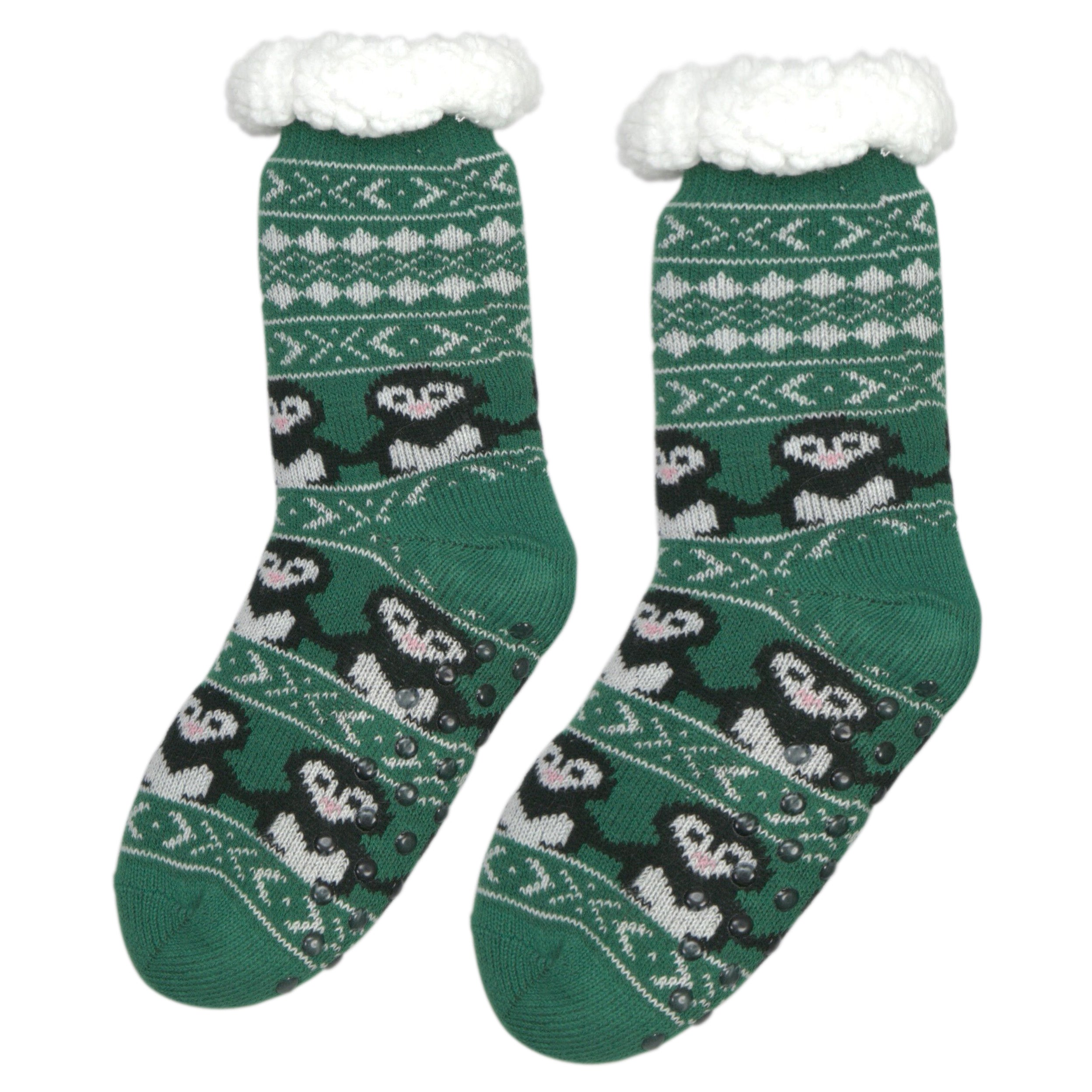 Green Bay Packers Reindeer Run Sherpa Women's Christmas Slipper Socks, –  Green Bay Stuff