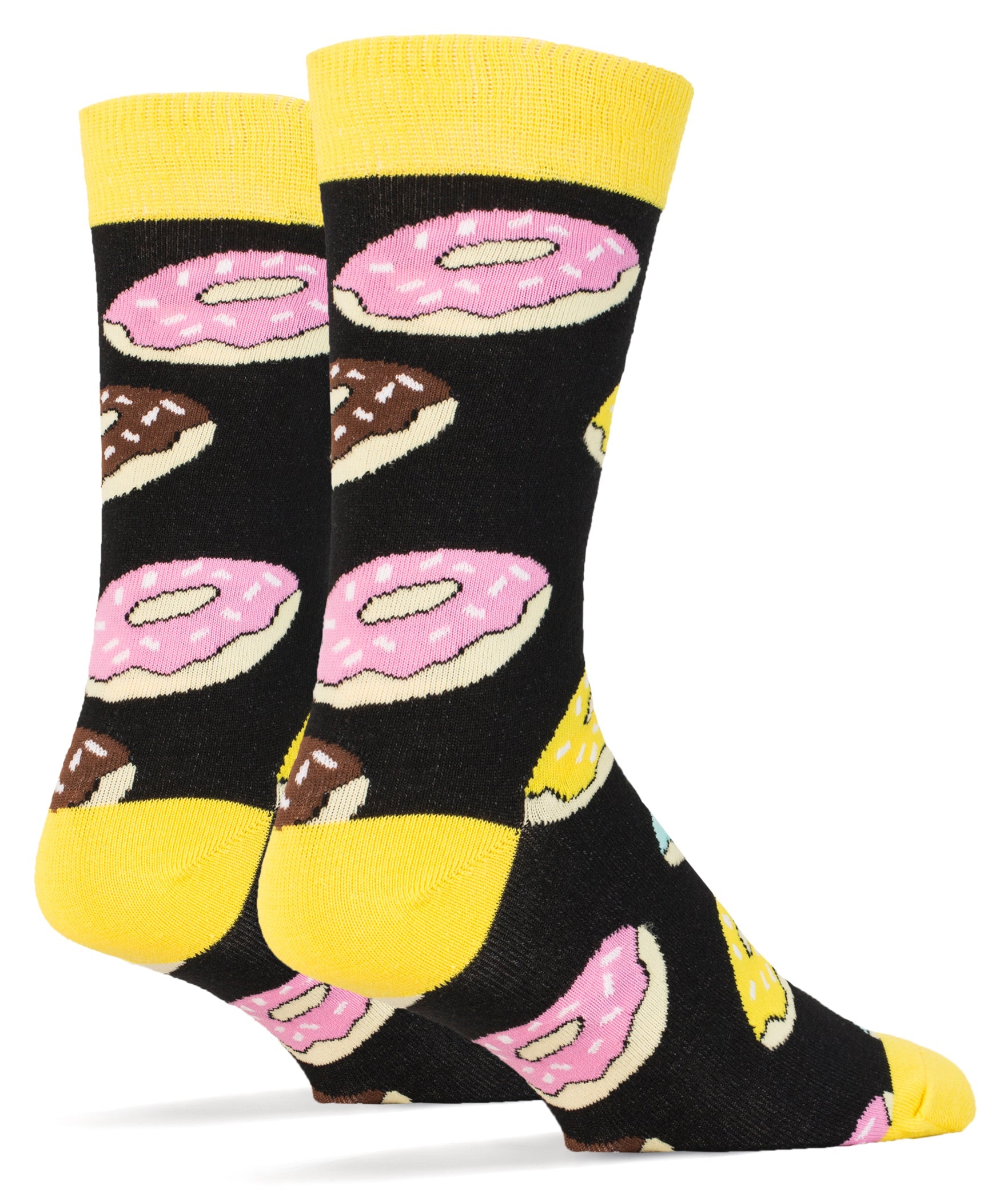 Donut Magic Athletic Socks, Fun Crew Socks For Men