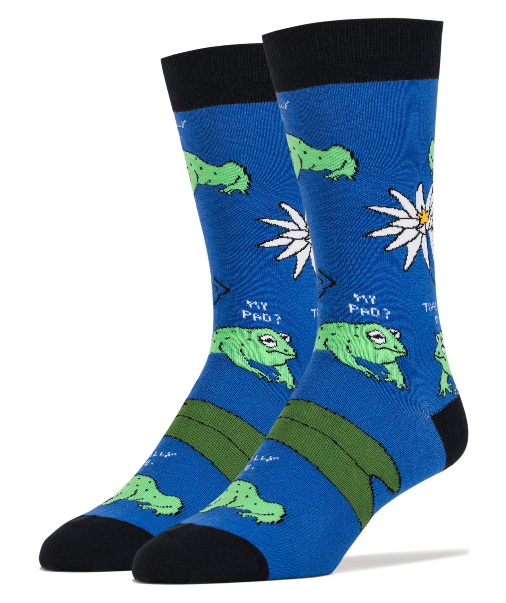 Men's Under the Sea Creatures Crew Novelty Socks-undefined