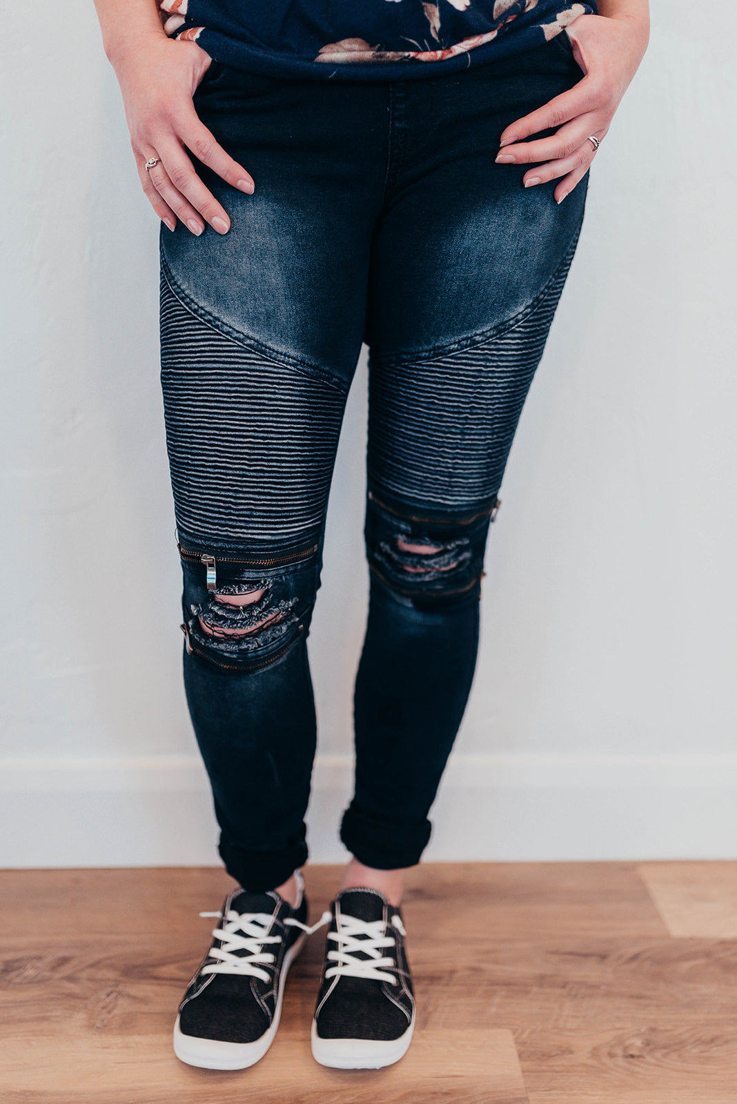 jeggings with holes