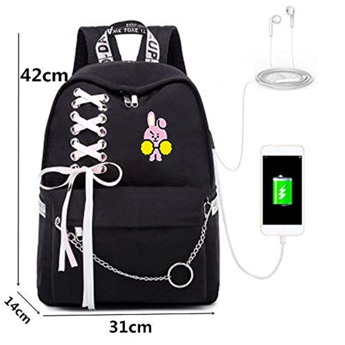 bts school backpack