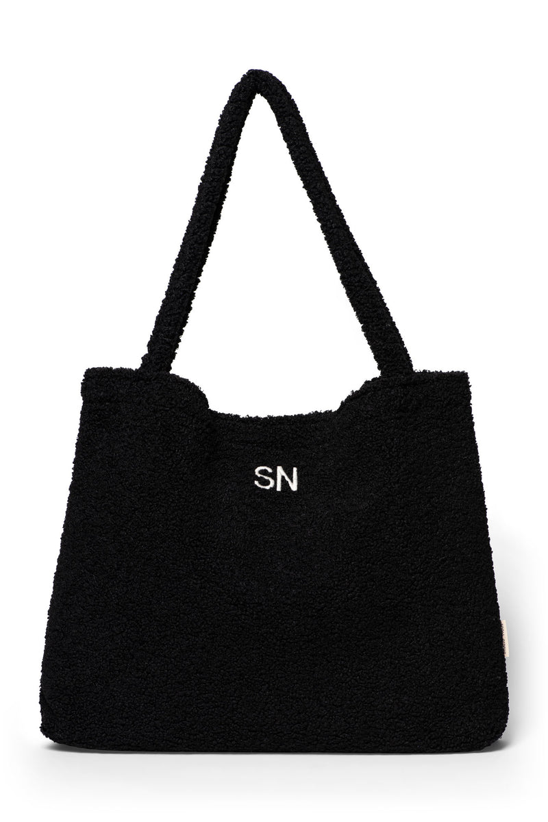 Black Teddy Mom Bag