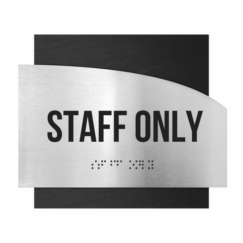 Staff Only signs