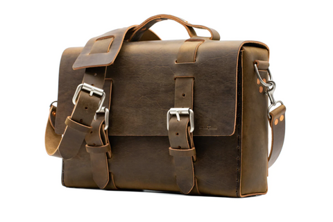 No. 820 - The Classic Handmade Leather Bag – ColsenKeane Leather, LLC