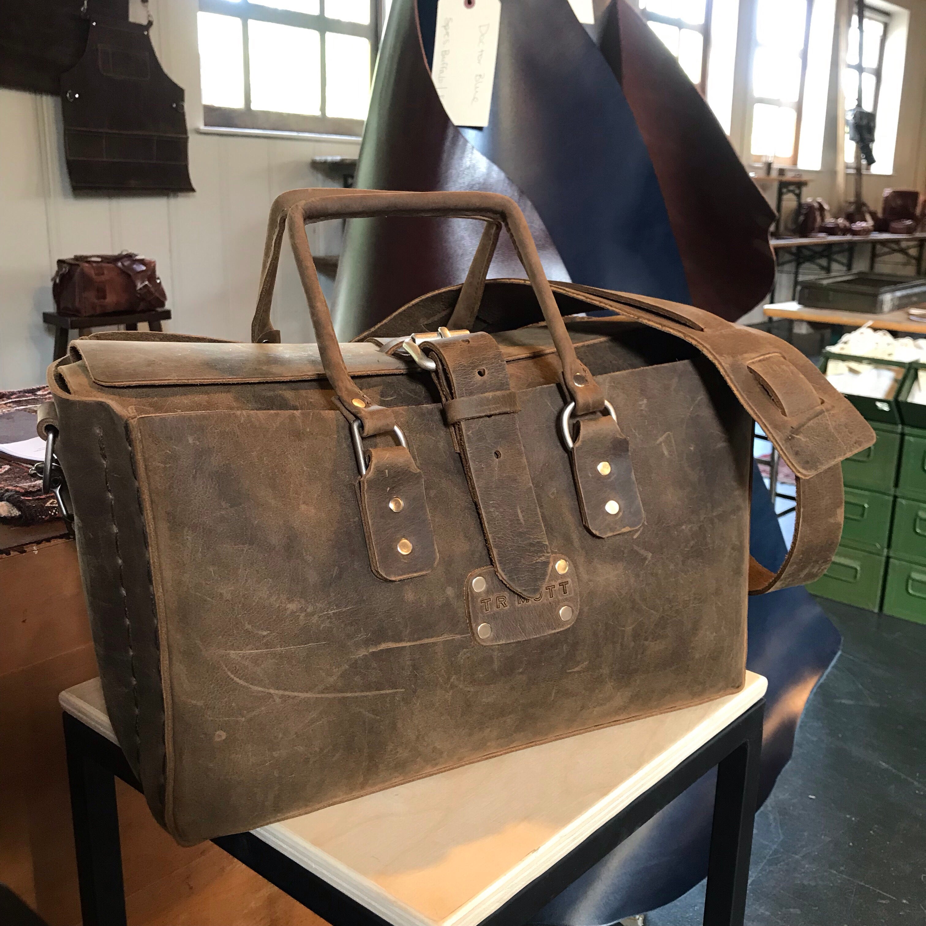 leather legal briefcase