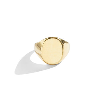 Large Oval Signet Ring