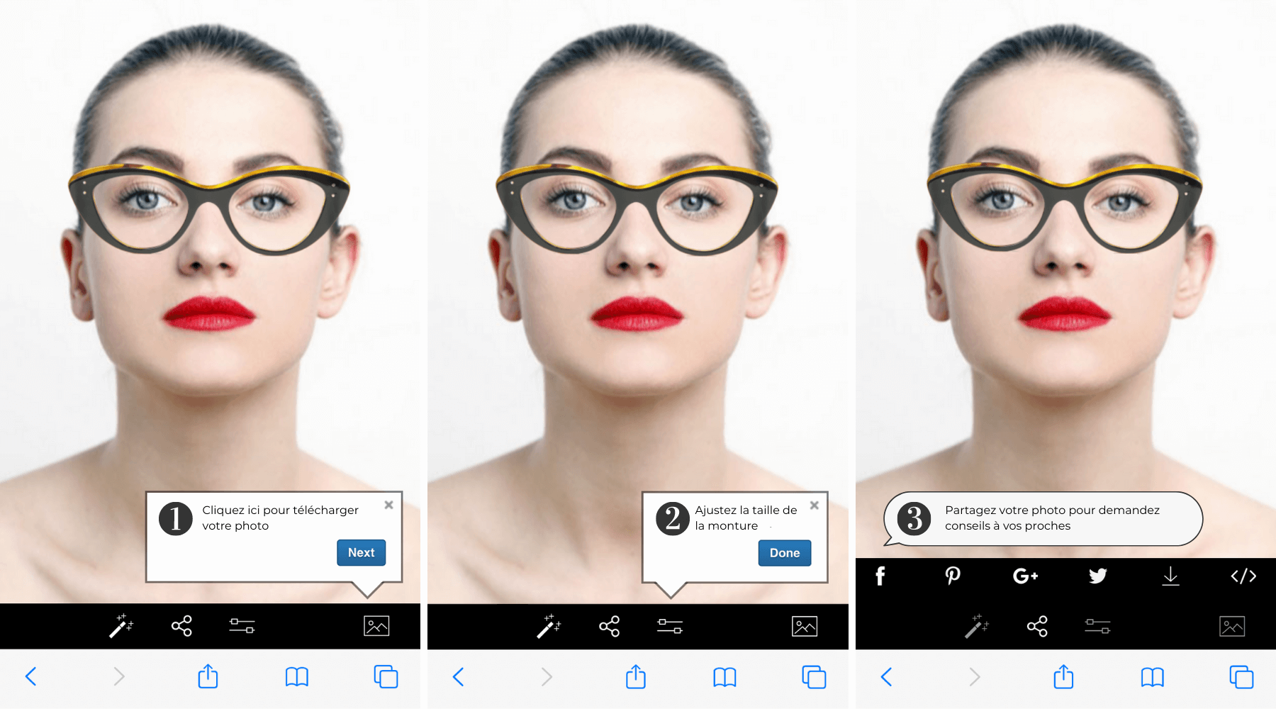 Essayez vos lunettes en ligne avec notre miroir virtuel