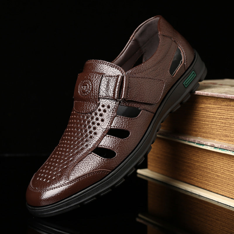 Comfortable Leather Men Shoes Sandals – lazanow