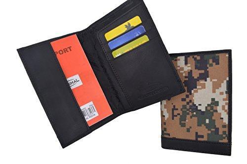 Passport Organizer Travel RFID Blocking Protector Credit Card Ca