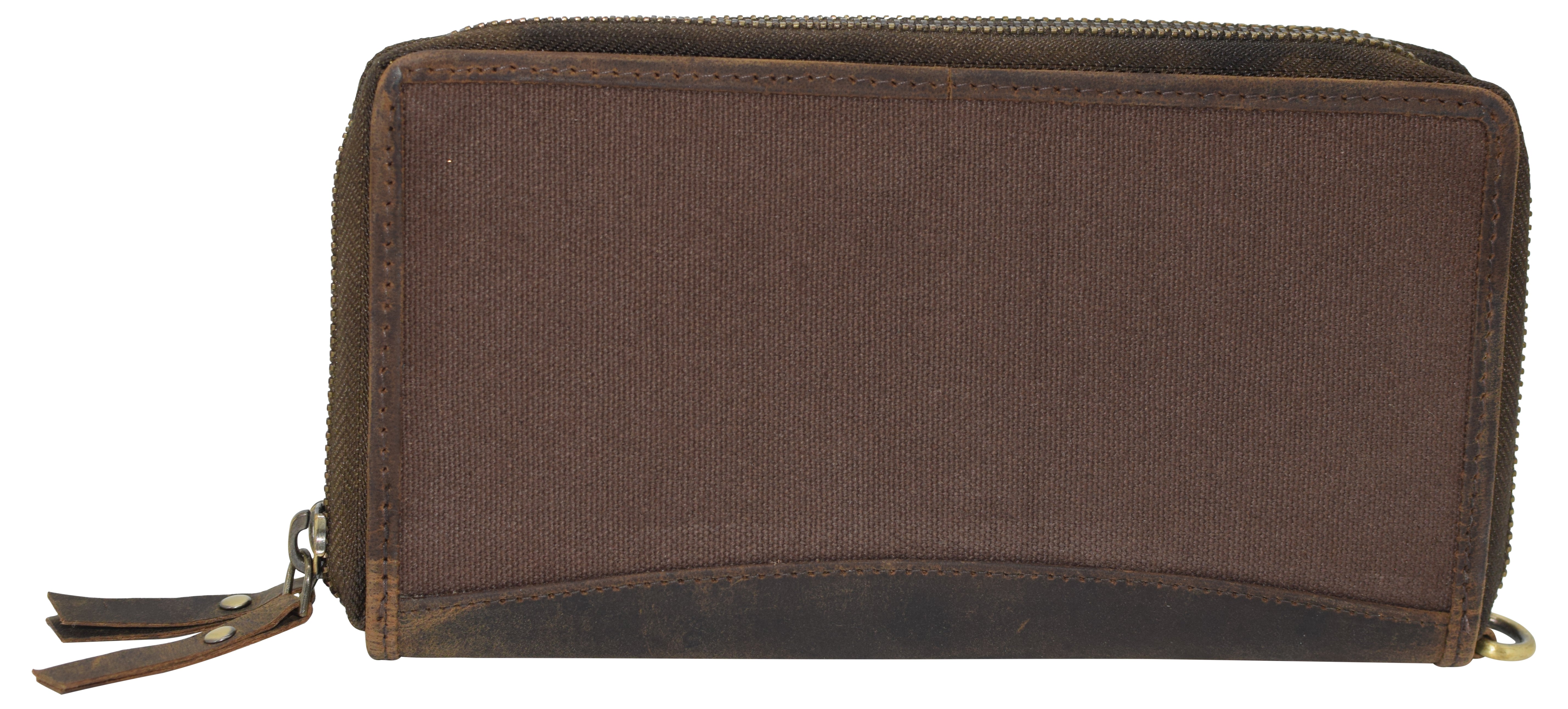 CAZORO Women's RFID Vintage Genuine Leather Wristlet Wallet 