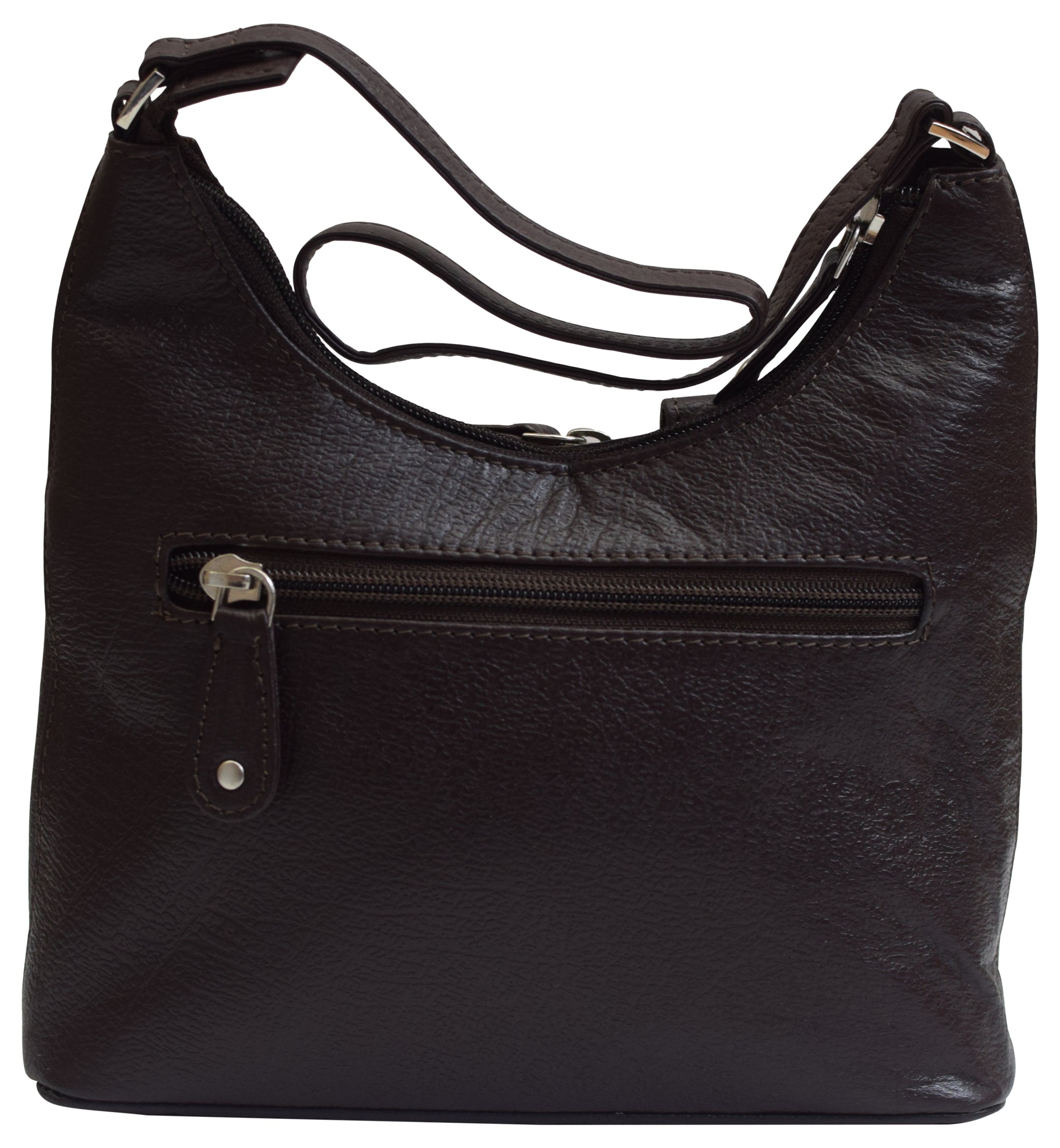 Small Ladies Purse Genuine Leather Multi-Pocket Shoulder Bag for Women ...