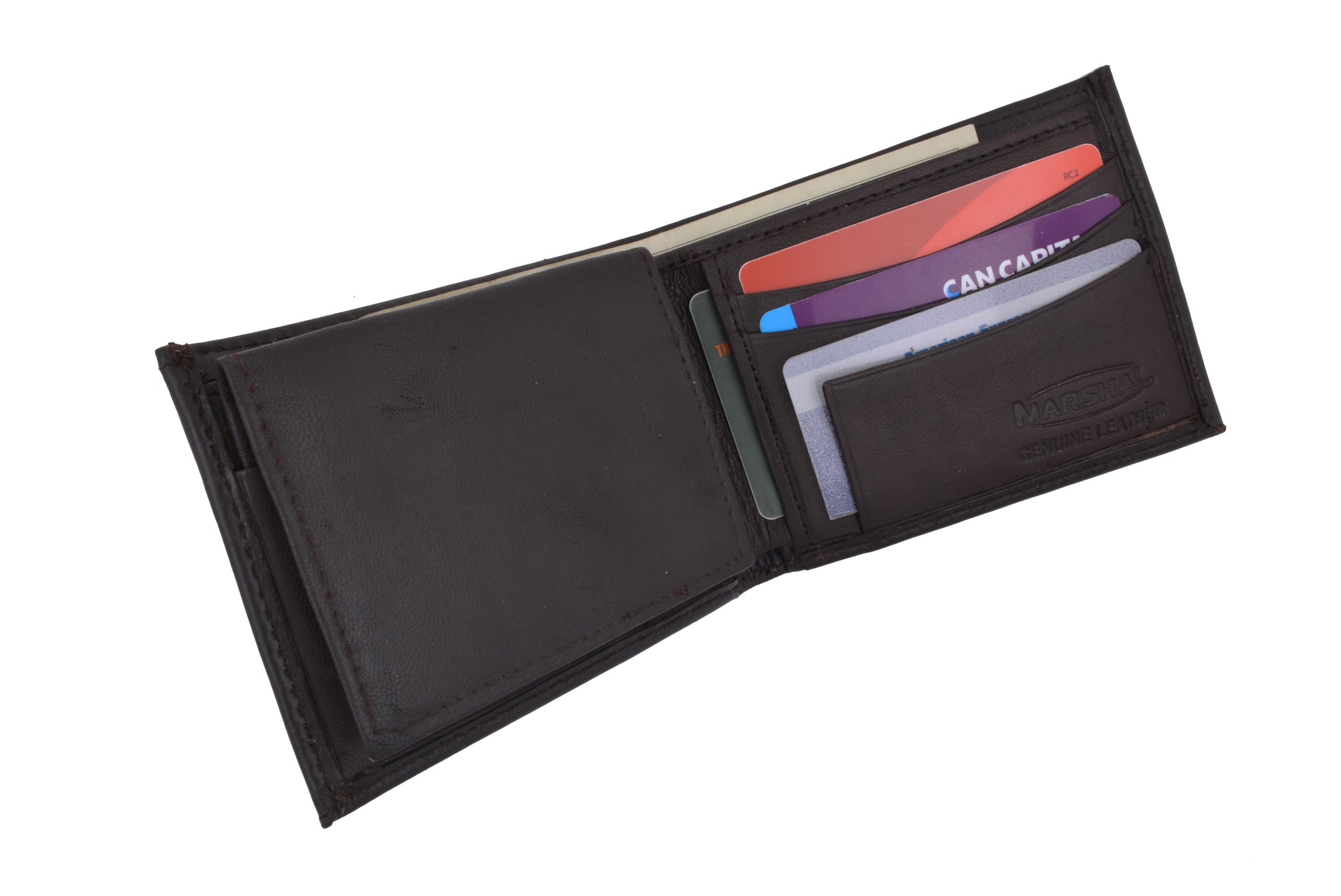 Soft Leather Bifold Mens Wallet W/Removable ID 1633 - menswallet
