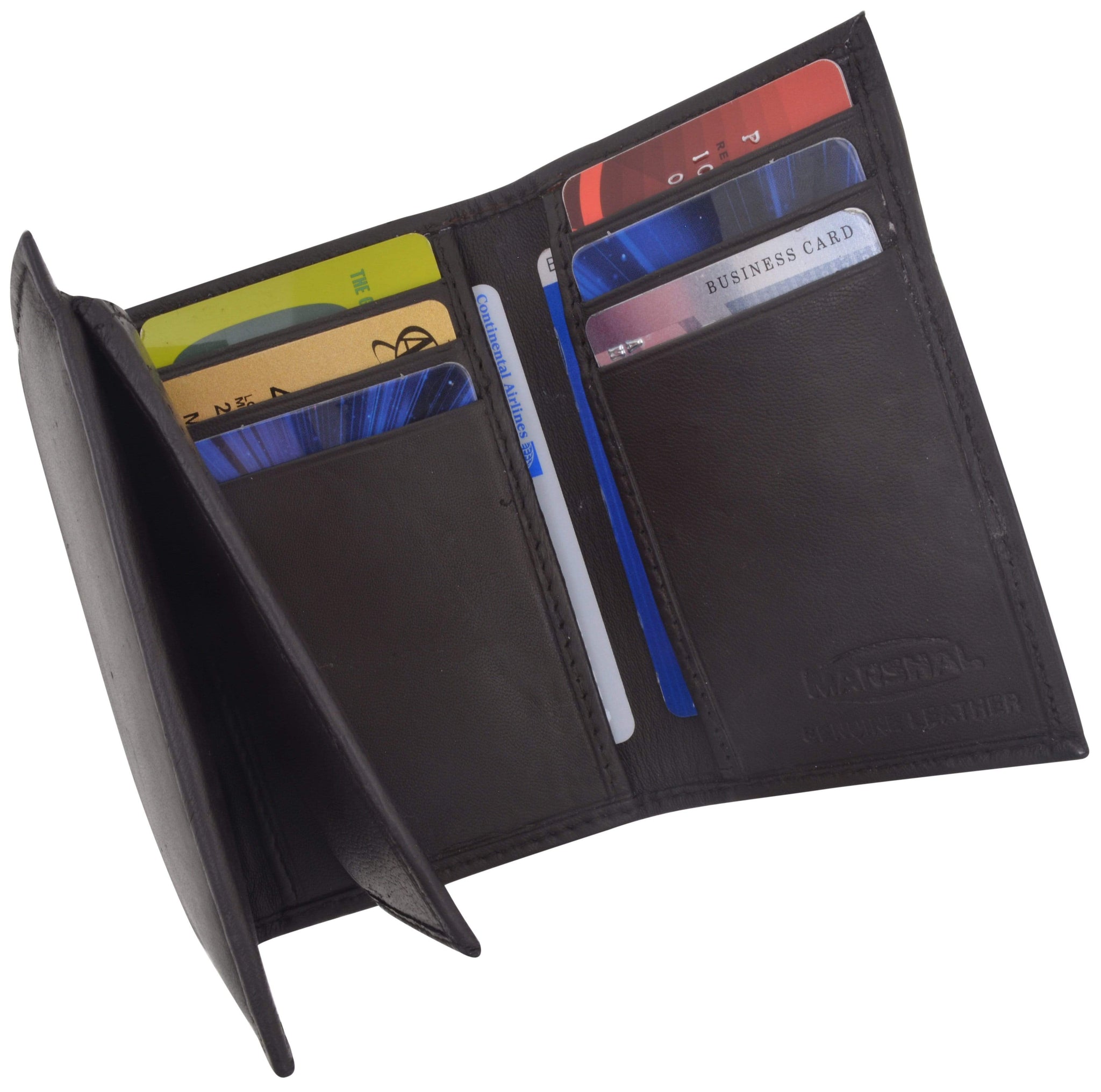 Flip-Up Mens Wallet W/Credit Card Holder Trifold 239 - menswallet