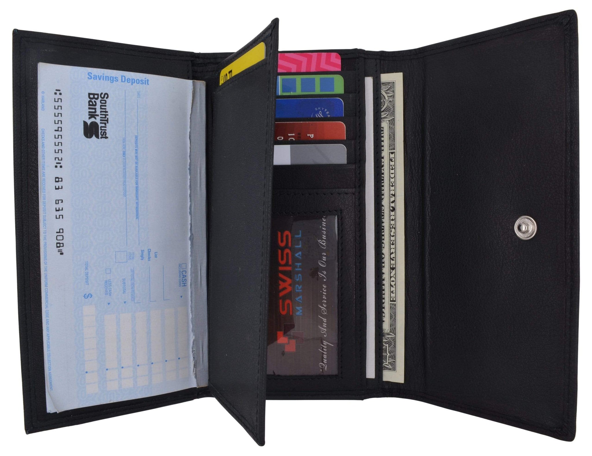 ladies wallet with checkbook holder