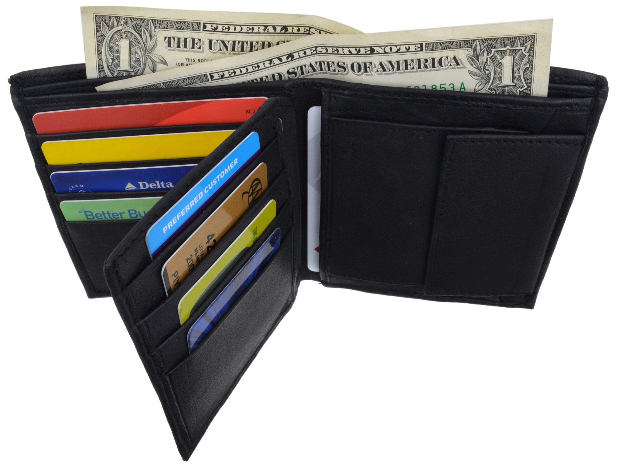 Vertical Bifold Wallet With Flap | IUCN Water