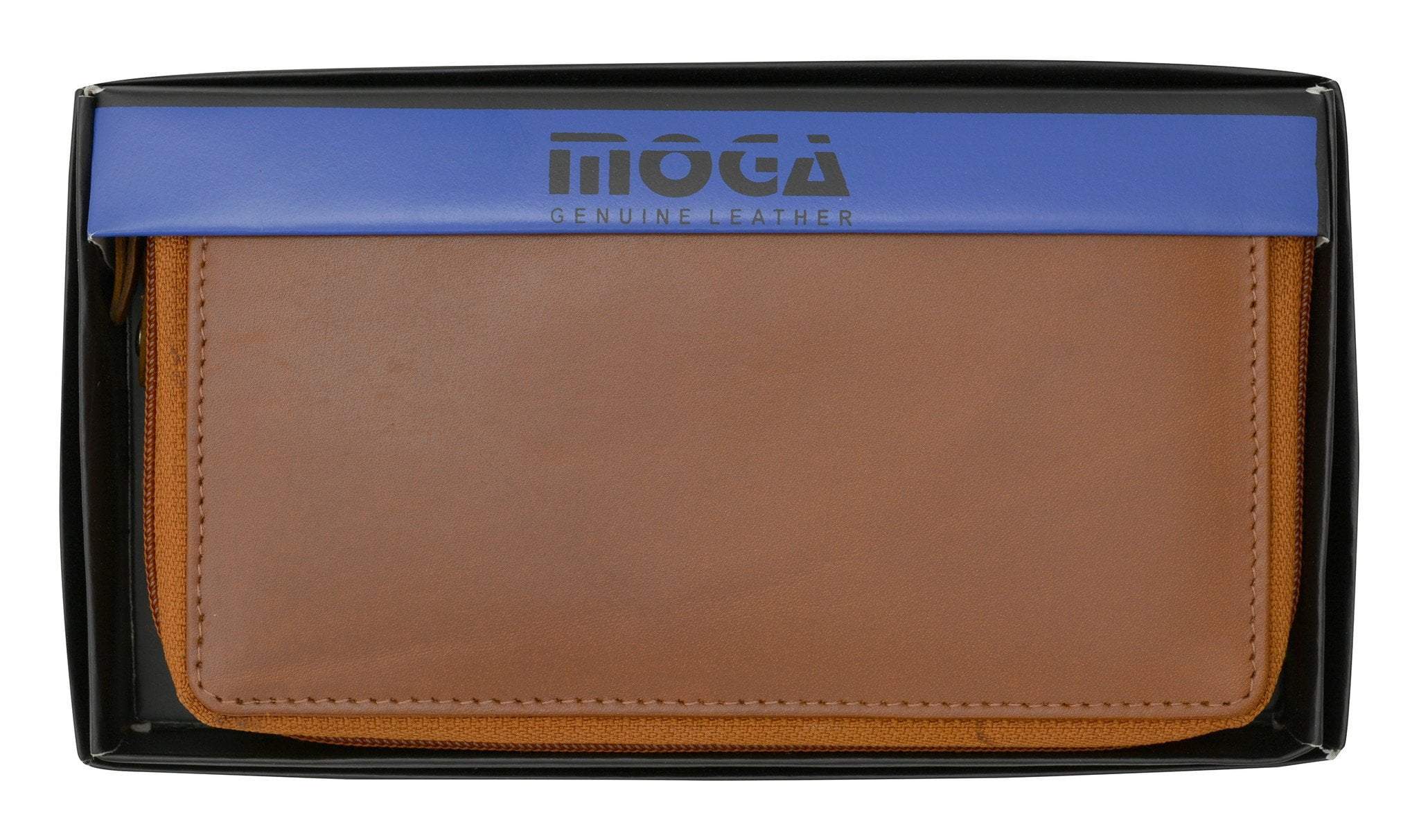 Moga Zip Around High End Leather Ladies Credit Card ID Wallet with Removable Checkbook Holder ...