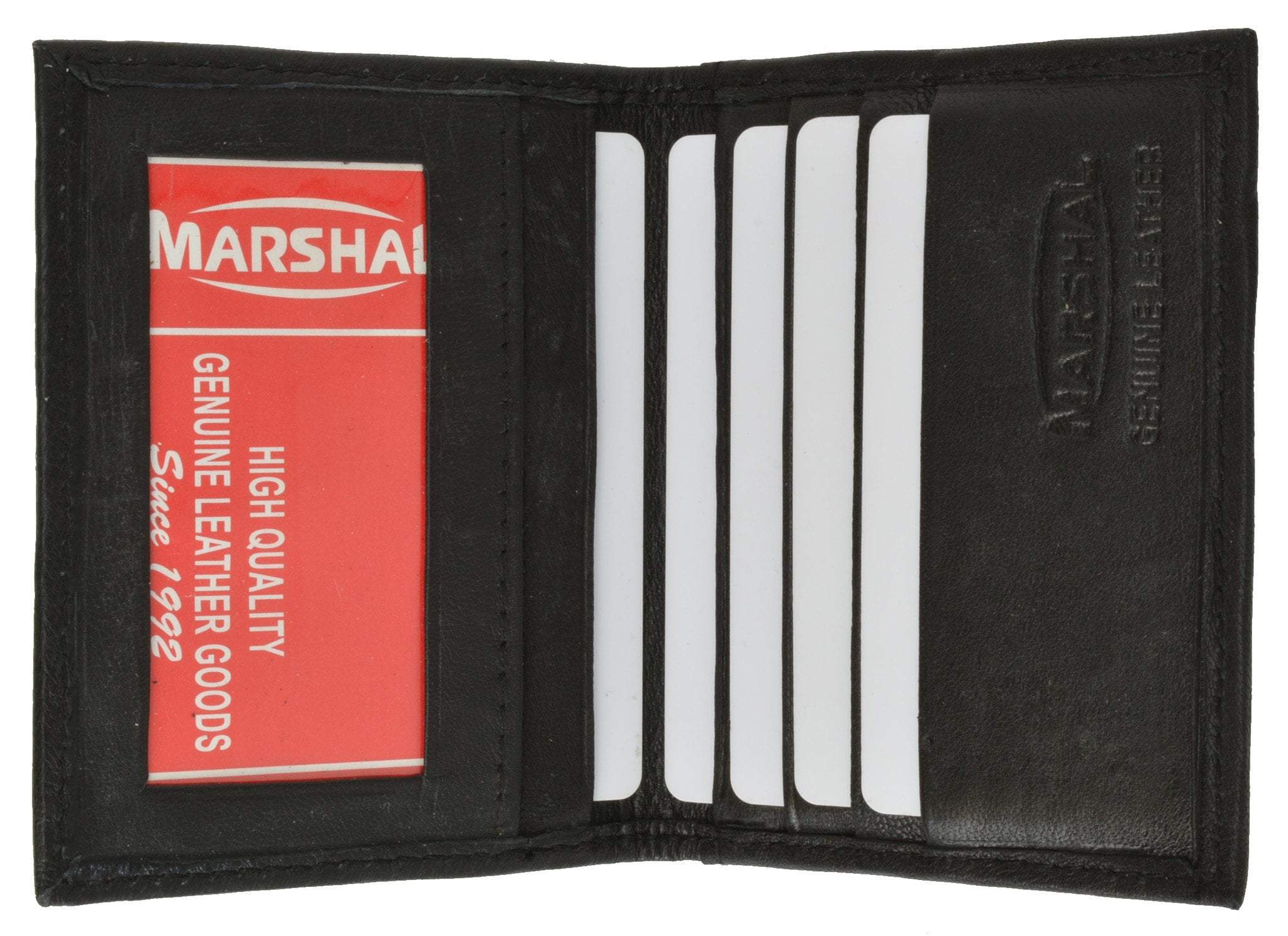 Slim Leather Lamb Card ID Mini Wallet Holder Bifold 78
