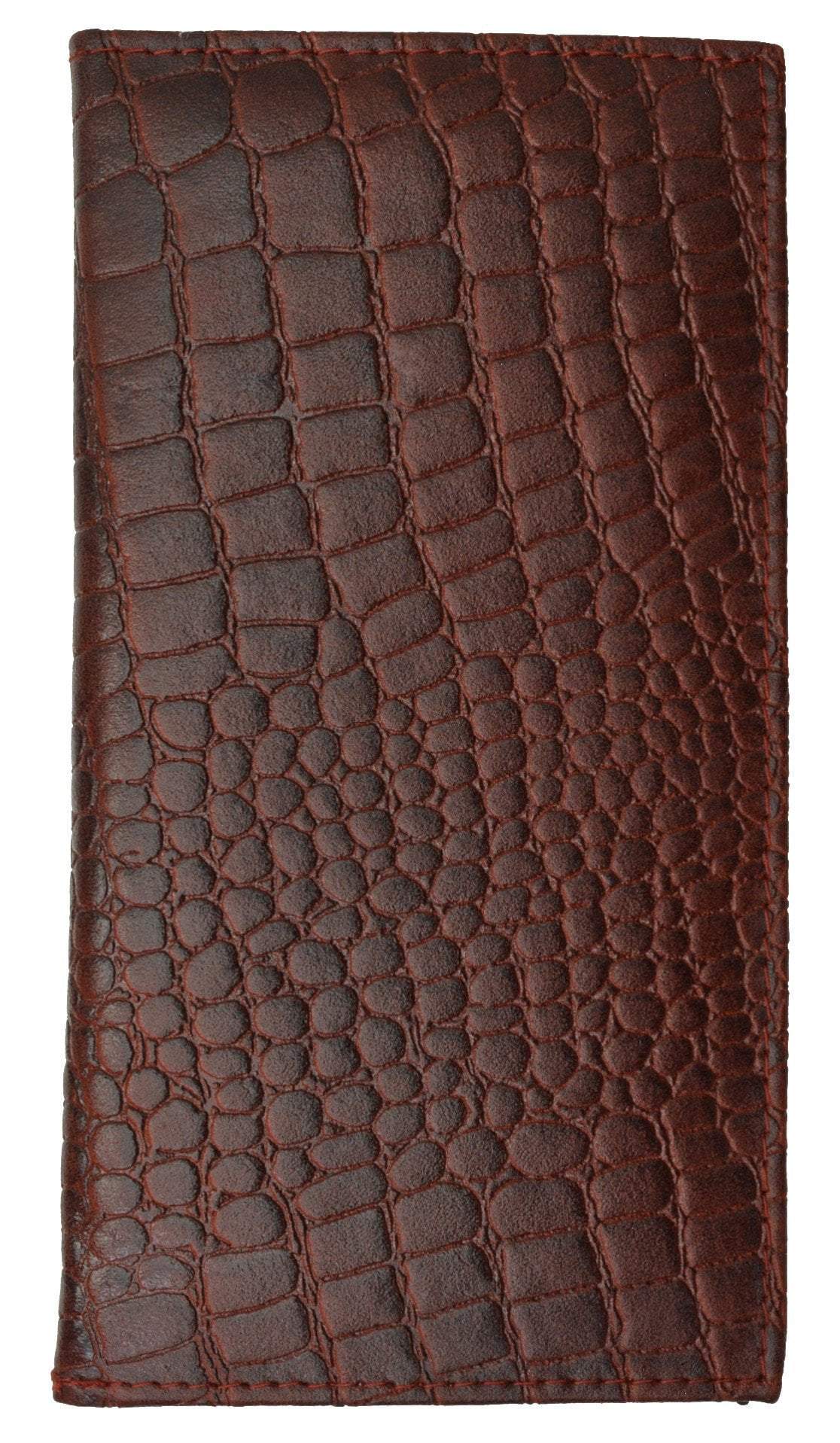 crocodile leather checkbook covers