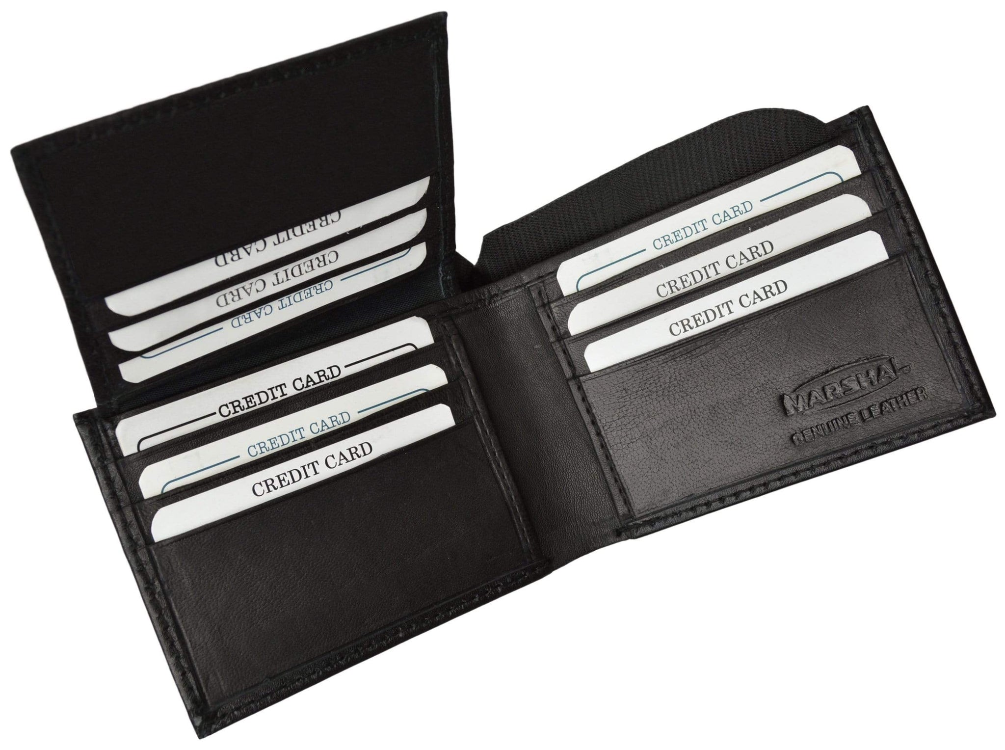 mens leather bifold wallet