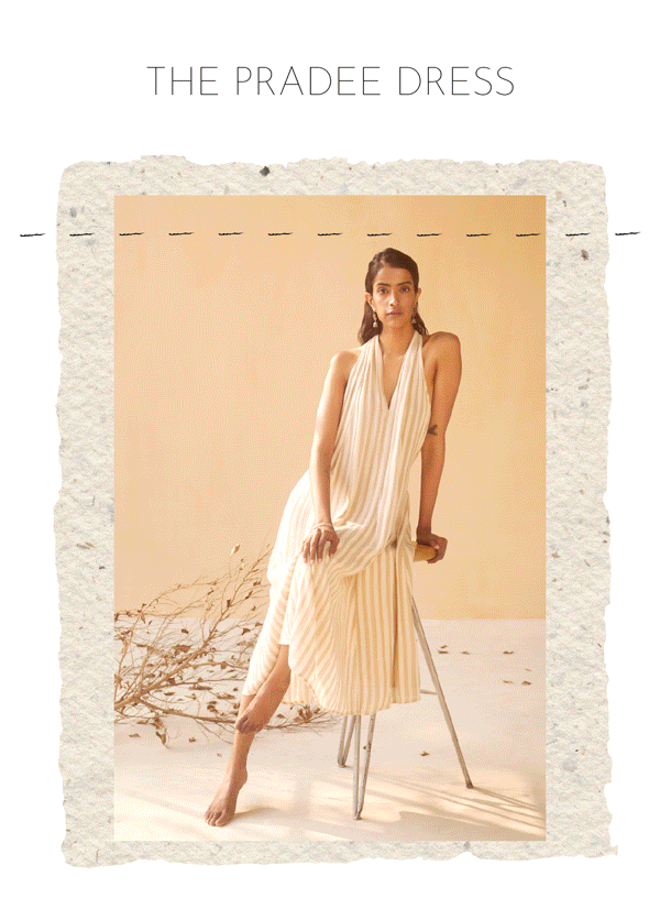 Kopal dresses, linen, hand printed, handmade, sustainable, ethical production